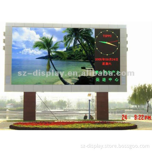 Financial institutions P10 full color big screen outdoor led tv